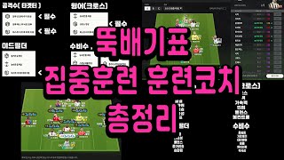 [FC온라인] 뚝배기 장인이 알려주는 훈련코치 , 집중훈련