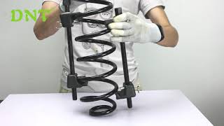 How to repair shock absorber safety by spring compressor DNT