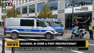 ALERTĂ CU BOMBĂ ÎN CENTRUL VARȘOVIEI_Știri B1TV_14 oct. 2023