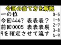 宝くじ ナンバーズ3のミニをどうやって当てたか解説 裏数字の説明は概要欄の動画へ