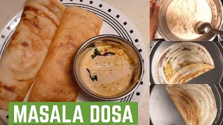 Perfect Dosa Batter In Mixie with  Tips || Masala Dosa ( మసాలా దోస ) | |మిక్సీలో చేసిన దోశ పిండి