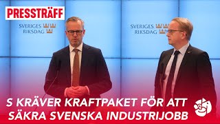 LIVE: S kräver kraftpaket för att säkra svenska industrijobb