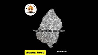 Pola Widmanstatten Pattern pada Batuan Meteorites..