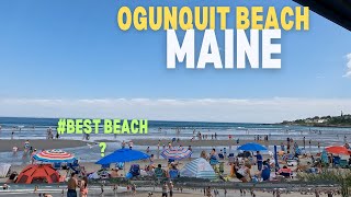 Ogunquit beach walking tour 2024 | Best beach in Maine