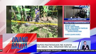 Lalaki, patay matapos pagtatagain ng kaniya umanong sariling anak sa Davao; ina,... | Unang Balita