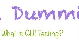 What is GUI Testing?