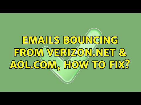 Why is Verizon net email not working?