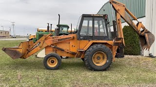 Auction LOT 10 - CASE 580C CK Loader Backhoe - bid link in description