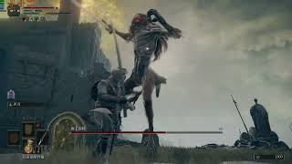 ELDEN RING™ 艾爾登法環 武士 vs 獅子混種. Leonine Misbegotten Boss Fight.