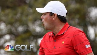 Patrick Reed holes out on No. 7 to increase lead | Presidents Cup | Golf Channel