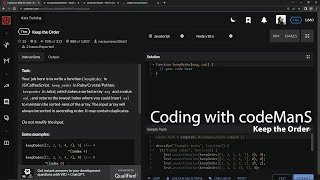 Codewars 7 kyu Keep the Order Javascript