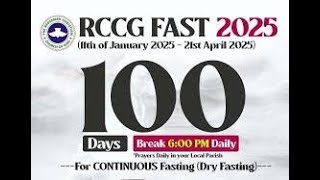 RCCG HRA FASTING AND PRAYER - 5TH JANUARY, 2025.