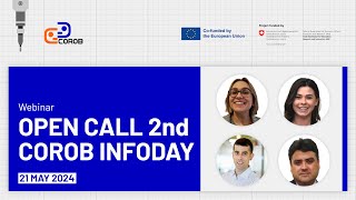 COROB 2nd OPEN CALL INFODAY - Webinar