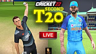 India vs New Zealand 2nd T20 Match - Cricket 22 Live - RtxVivek | Later FIFA 23