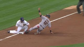 SF@SD: Bethancourt throws out Panik at third