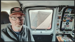 Another lousy video. Another windy day. van life in the desert. February 13, 2025