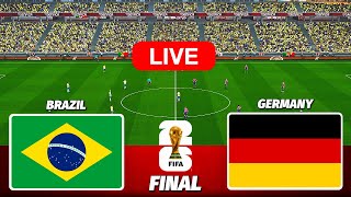 BRAZIL vs GERMANY - FIFA World Cup 2026 FINAL || Live Football Match | PES 21