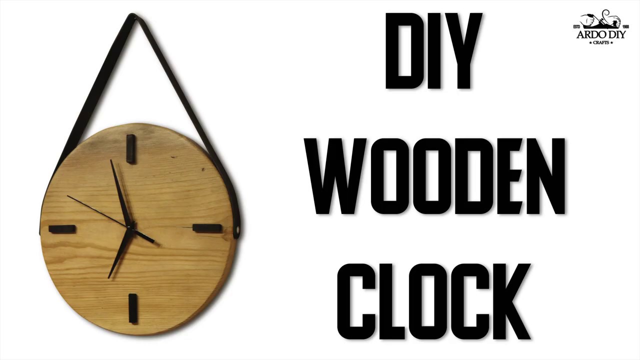 How To Make A Wooden Clock | DIY | - YouTube