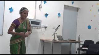 Sreelakshmi Govardhanan Performance (A lecture-Demonstration ), 16th April 2014