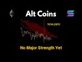 Alt Coins: No Major Strength Yet