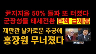 尹지지율 50% 돌파 고공비행하자 탄핵 급제동 분위기/스카이데일리 미군기지 99 없이도 이긴다/