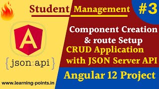 #3. Angular routing setup | Angular Project | Student Management with JSON server