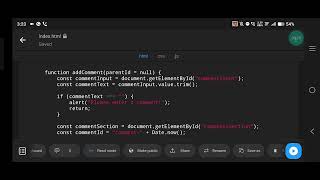 Nested Chat Comments Using JavaScript | Create Nested Comment System