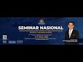 SEMINAR NASIONAL PENGURUSAN DAN KEPIMPINAN PENDIDIKAN KE-29 : FORUM DAN UCAPTAMA 3