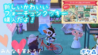 【ポケ森】ヴァネッサと雨上がりのまち　いっぱい買った！レイアウトもした！