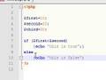 PHP Tutorial - 4 - If Else Statements