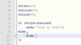 PHP Tutorial - 4 - If Else Statements