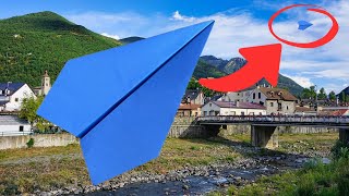 How to make a Paper Plane that flies far and fast - over 850 meters