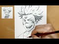 how to draw sukuna megumi step by step jujutsu kaisen sketch easy anime drawing