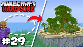 I Built A CUSTOM LUSH ISLAND in Minecraft 1.18 Hardcore (#29)