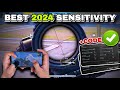 PUBG MOBILE SENSITIVITY SETTINGS 2024 🔥 BEST NEW SENSITIVITY ✅ + NEW CODE