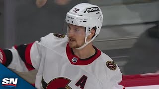 Senators' Thomas Chabot Goes Short Side From Sharp Angle To Score In Return To Lineup