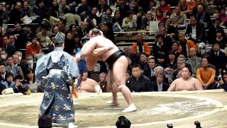 Kyokushuho (2-3) - Osunaarashi (3-2) , Sumo: Hatsubasho '14