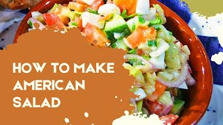 American Salad Recipe | American Corn Salad | How to make American Salad at home | Life with Ismats