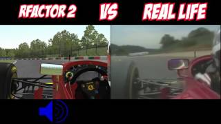 Rfactor 2 F1 1995 vs Real - Ferrari 412 T2 Onboard Suzuka