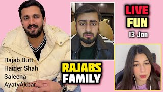 Entertainment on Peak  Rajab butt, Haider Shah 13Jan  #youtubelive #rajabsfamily #bigfun #stream