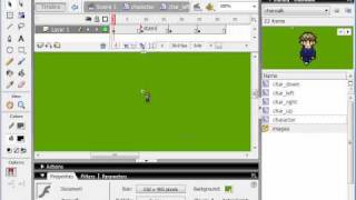 Flash ActionScript 2.0 RPG Game Programming Tutorial : Movement [3 / 3]