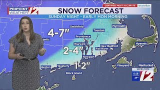 WPRI 12 Weather Forecast 1/18/25