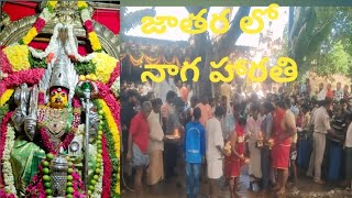 #జాత్ర లో నాగ  హారతి  #karkambadi #kathaputhalamma #2024 @RYBDEVA143