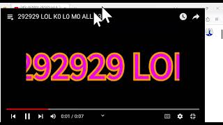 292929 Lol A To I1 All 1 To All 19/2/1