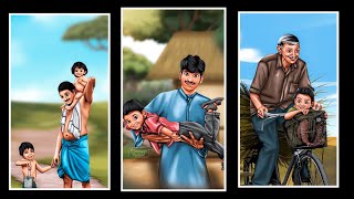 Animated💕cute Father's day status  | Father's day whatsapp status video | Father's day status video