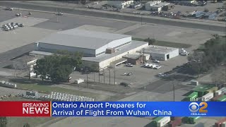 Ontario Airport Preparing Hangar To House American Citizens Arriving From Wuhan, China