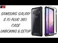 360 Magnetic Glass case for Samsung Galaxy S 10 Plus || Unboxing & Setup || 2019