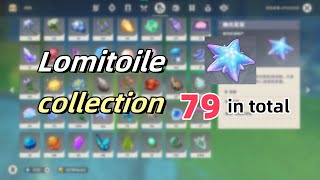 Genshin imapct Lumitoile 幽光星星 collection 79 in total (Clorinde,Neuvillette)