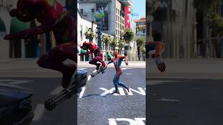 GTA V : IRONMAN IS LOVE WITH SPIDER GIRL 💕#shorts