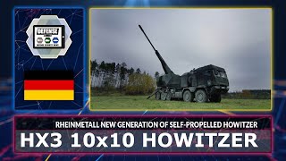 Rheinmetall HX3 10x10 155mm self-propelled howitzer technical review Germany defense industry